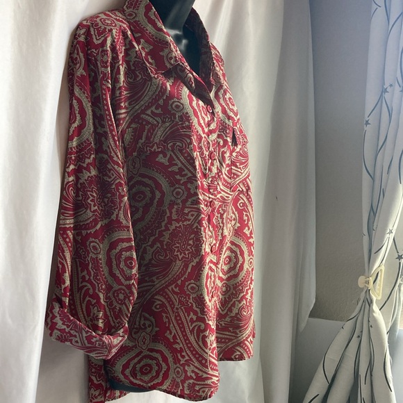 Kim Roger’s Woman Button Down Dress Shirt Size 3X - Picture 5 of 10